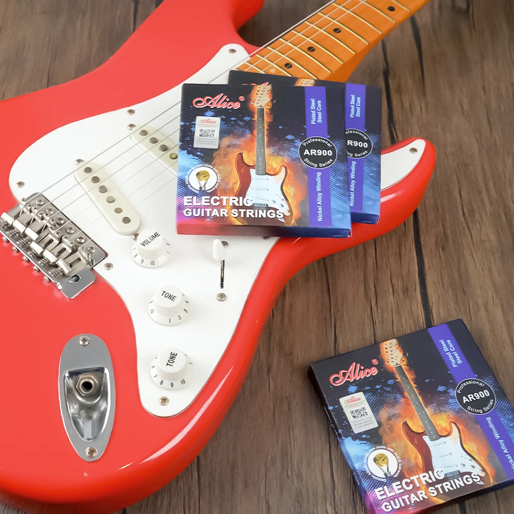 Alice AR900-SL Electric Guitar Strings 009-042 Bright Tone Anti-Rust 1/3 Sets Nickel Alloy For Beginner Pro thumbnail 6