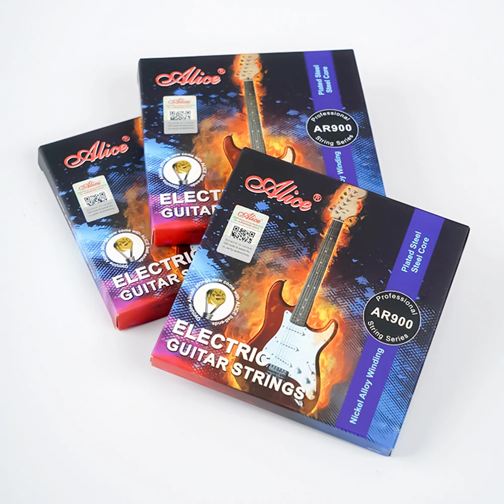 Alice AR900-SL Electric Guitar Strings 009-042 Bright Tone Anti-Rust 1/3 Sets Nickel Alloy For Beginner Pro thumbnail 5