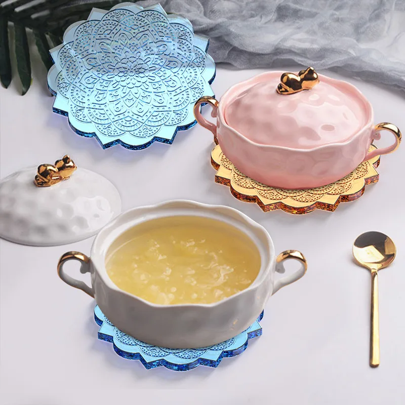 Silicone Mold For Resin Large Rectangle Tea Plate Coaster DIY Epoxy UV Resin Molds For Home Decoration Craft Making Art Supplies thumbnail 5