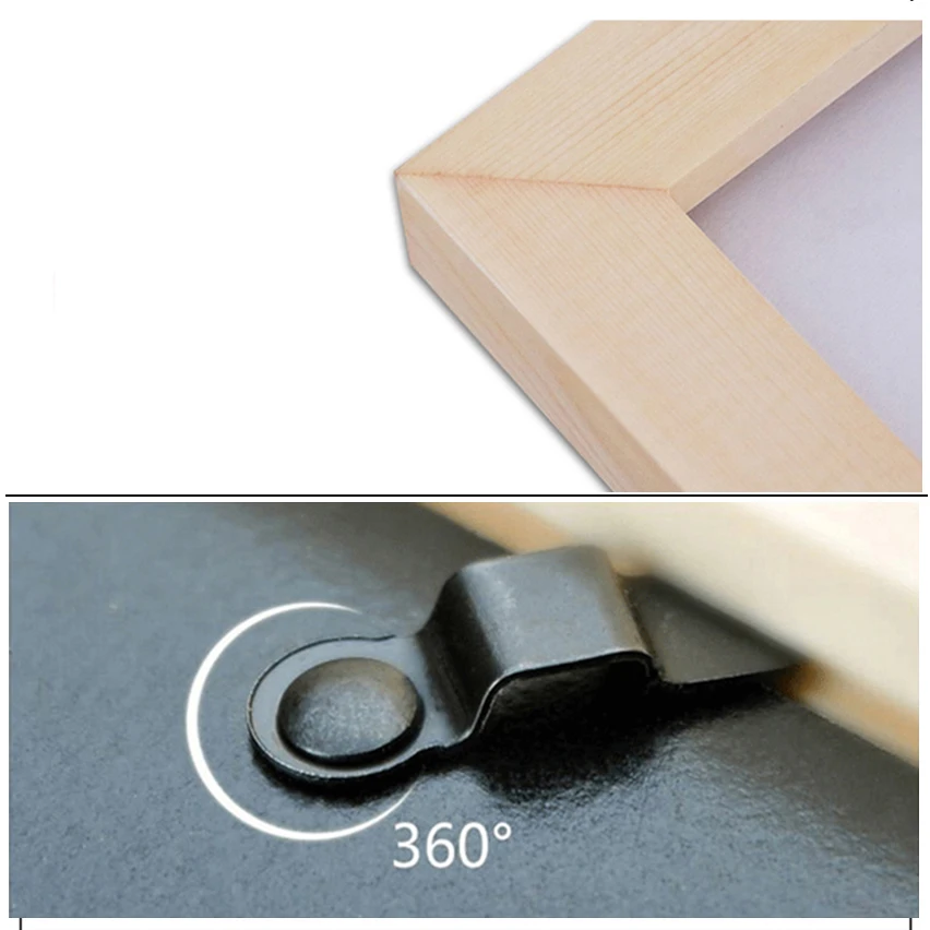 Nature Wooden Photo Picture Frame 20X30 25X30 26.5X38cm Black White Color Frame for Pictures Wall Poster Frame thumbnail 4