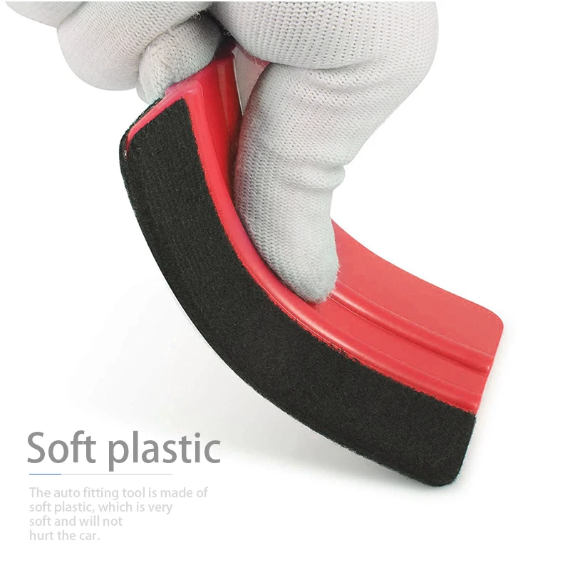 7/13pcs Car Vinyl Film Wrapping Tools Car Sticker Film Scraper Kit Auto Felt Squeegee Scraper Set Knife Decal Plaste Accessories thumbnail 4