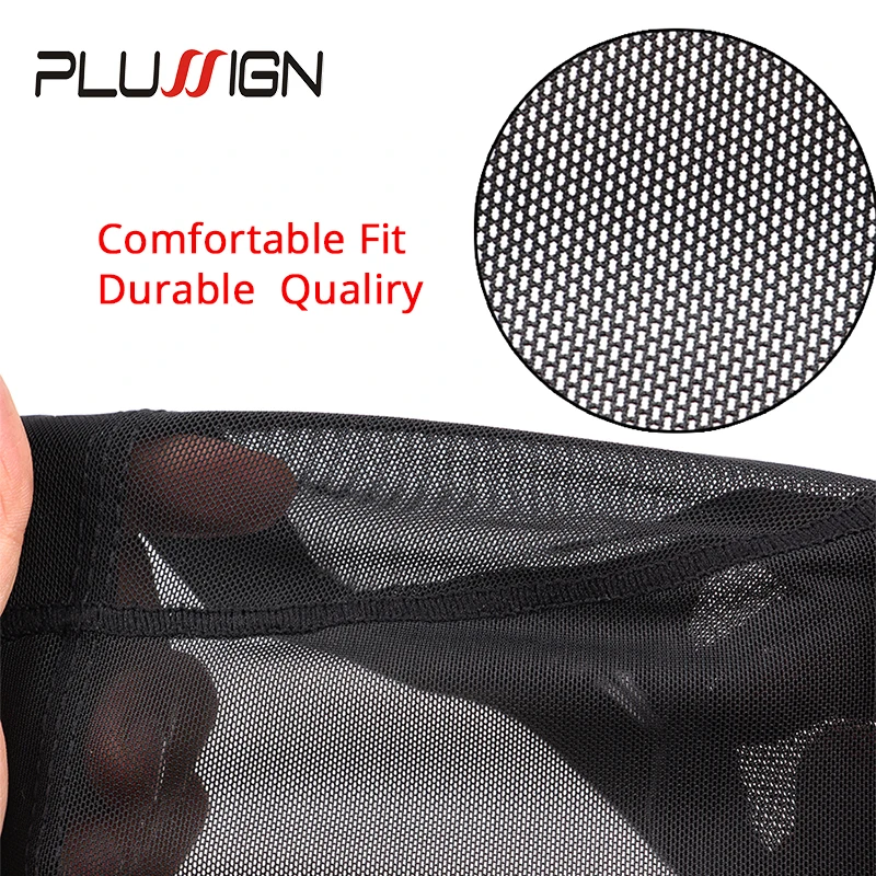 Plussign Wig Caps For Making Wigs 1Pcs U Part Ventilated Wig Cap With 2Pcs Hair/WIG Combs Mesh Dome Cap Small Medium Large Size thumbnail 3