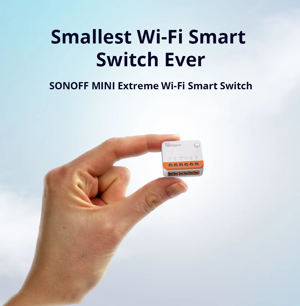 SONOFF Mini R4 Extreme Wifi Smart Switch External Switch Control Detach Relay Smart Home DIY Light Switch Via eWelink APP Alexa thumbnail 3