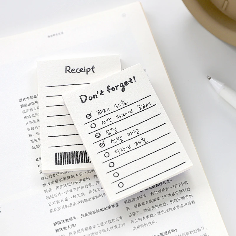 Yoofun 50 Sheets Daily Schedule Memo Pads To Do List Weekly Planner Non-Sticky Notes Schedule Office School Supplies Stationery thumbnail 2