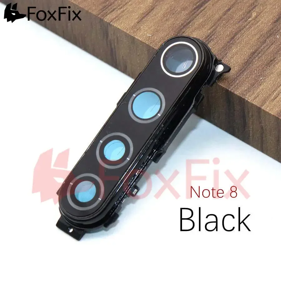 Rear Back Camera Glass Lens For Xiaomi Redmi Note 8 Pro 8T Main Camera Cover With Frame Bezel Replacement thumbnail 6