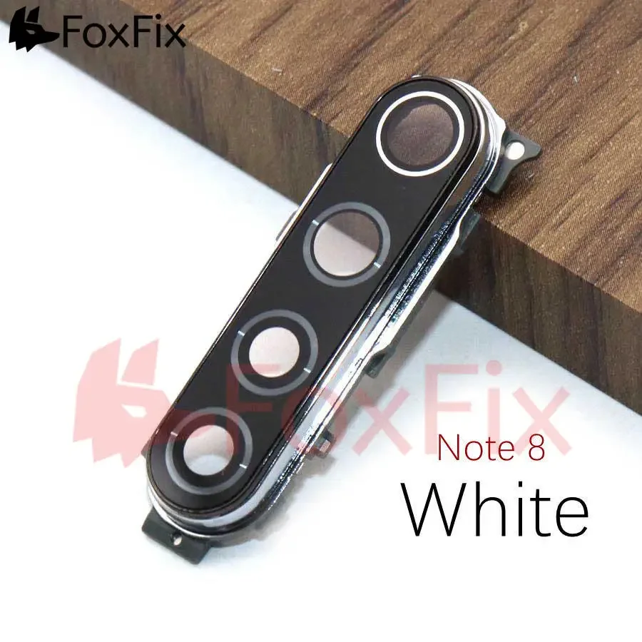 Rear Back Camera Glass Lens For Xiaomi Redmi Note 8 Pro 8T Main Camera Cover With Frame Bezel Replacement thumbnail 3