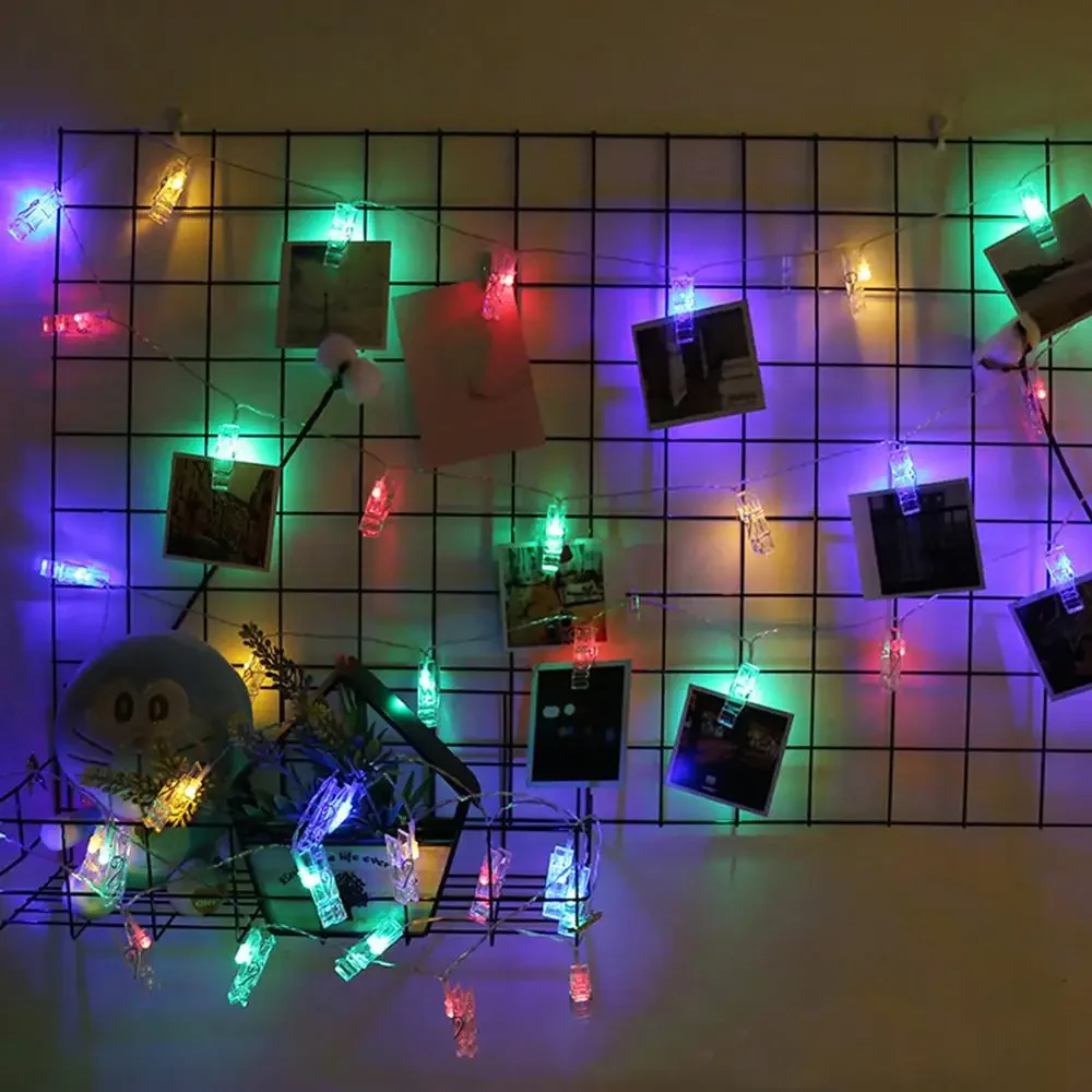 LED String Lights with Clips to Hang Pictures for Decoration Internet Celebrity Room Decoration Photo Studio Wall Lights String thumbnail 4