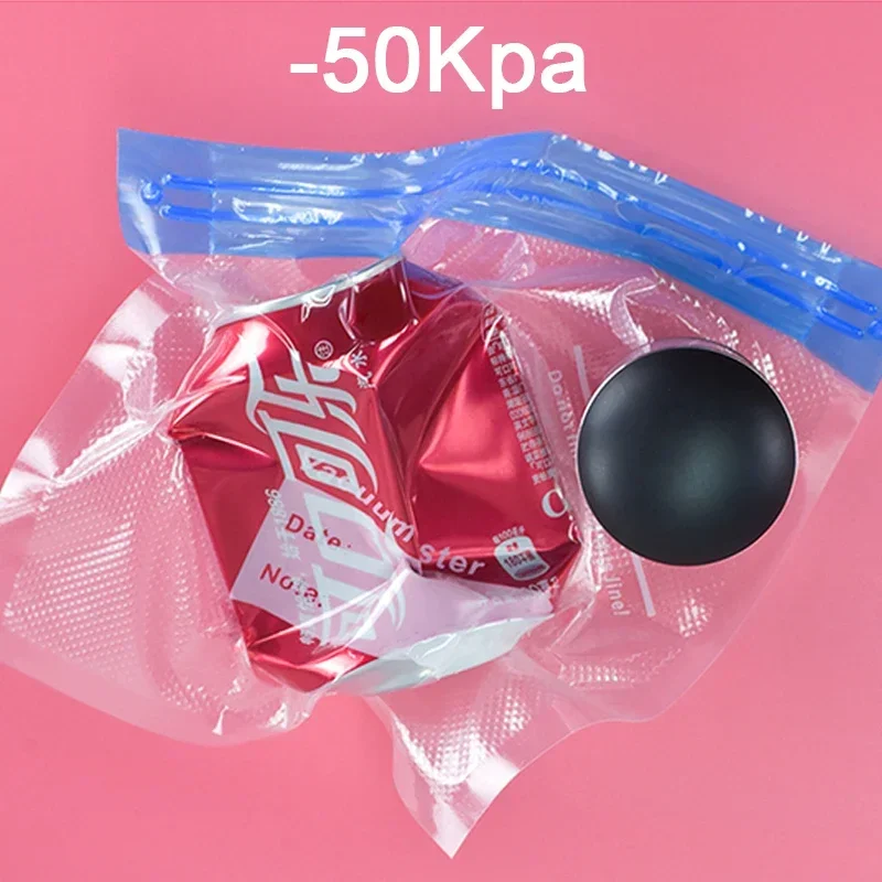 Reusable Vacuum Food Storage Bag Food Vacuum Sealer Sous Vide Bags USB Rechargeable Handheld Vacuum Air Pump Kitchen Gadget thumbnail 3