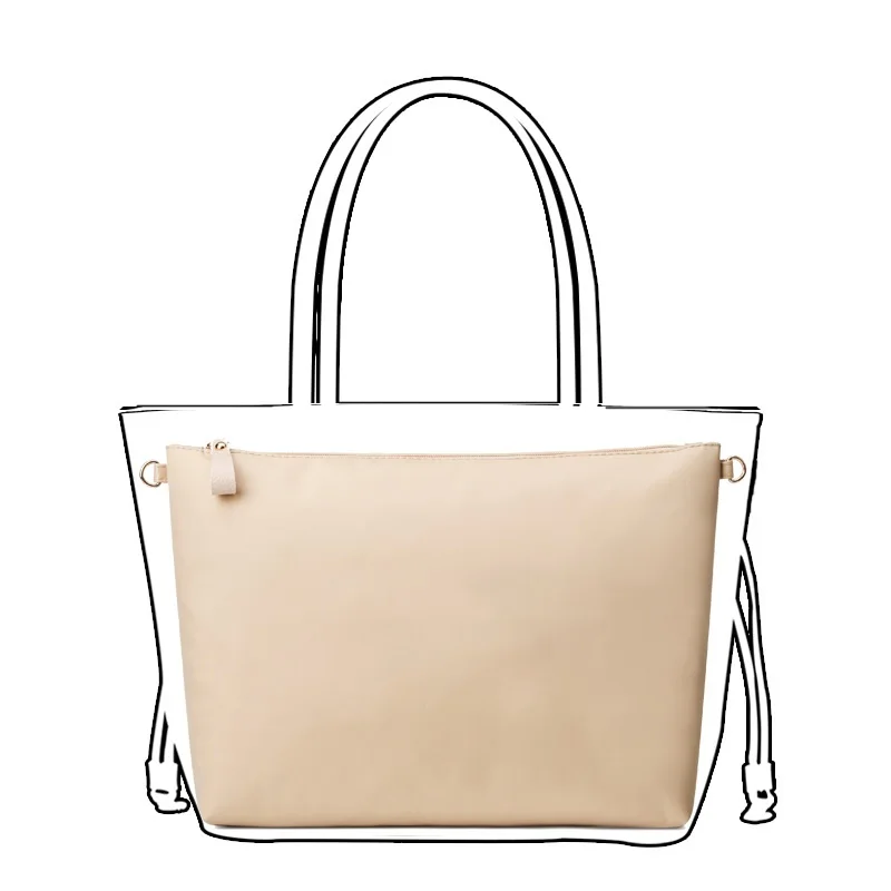 Purse Insert Organizer Nylon Large Tote Bag Organizer Insert Handbag Women's Handbag Organizers Neceser Maquillaje Mujer thumbnail 3