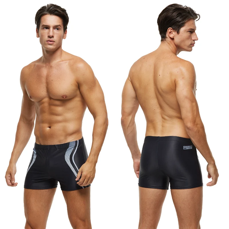 Datifer New Swimwear Male Summer Beach Surfing Fashion Swimsuit Boxer Shorts High Quality Mens Swim Trunks With Pad thumbnail 2