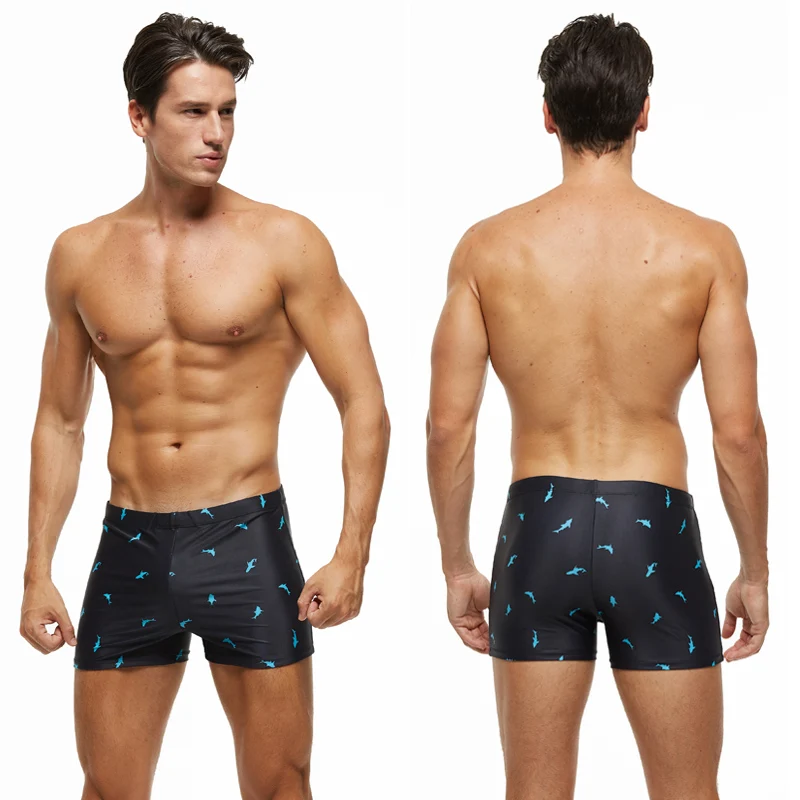 Datifer New Swimwear Male Summer Beach Surfing Fashion Swimsuit Boxer Shorts High Quality Mens Swim Trunks With Pad thumbnail 4