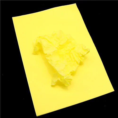 100pcs A4 Yellow