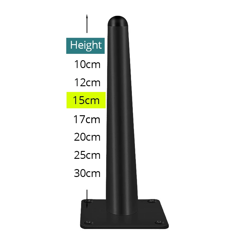 Black Vertical 15cm