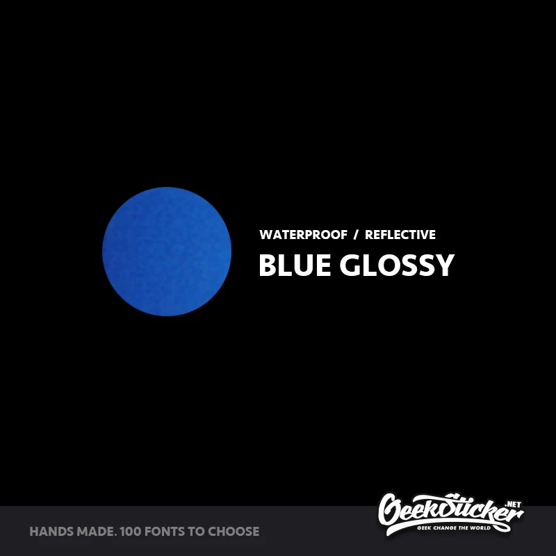reflective blue