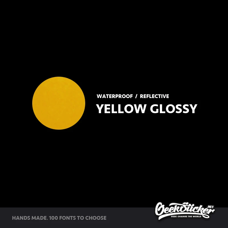 reflective yellow