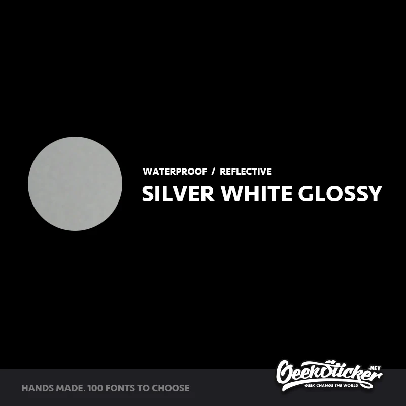 silver white