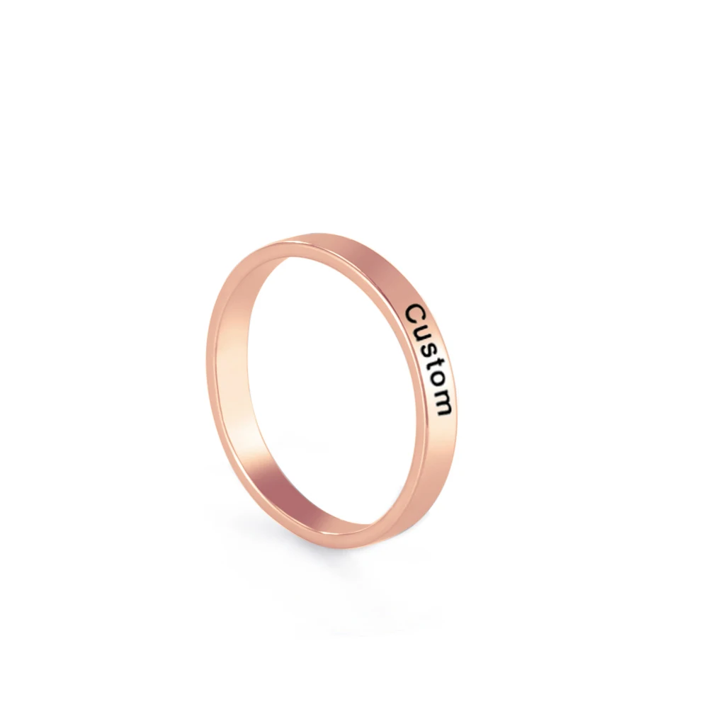 3mm Rose gold color