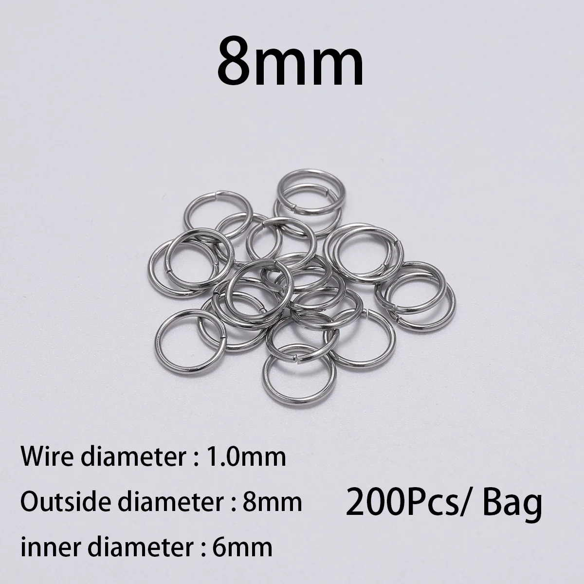 1.0 x 8mm  200pcs