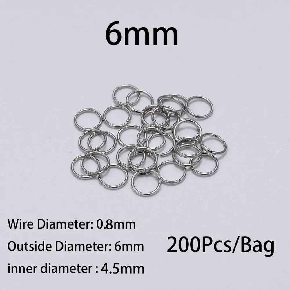 0.8 x 6mm  200pcs