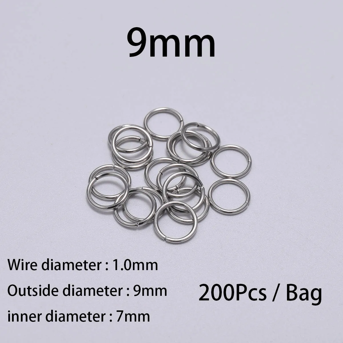1.0 x 9mm  200pcs