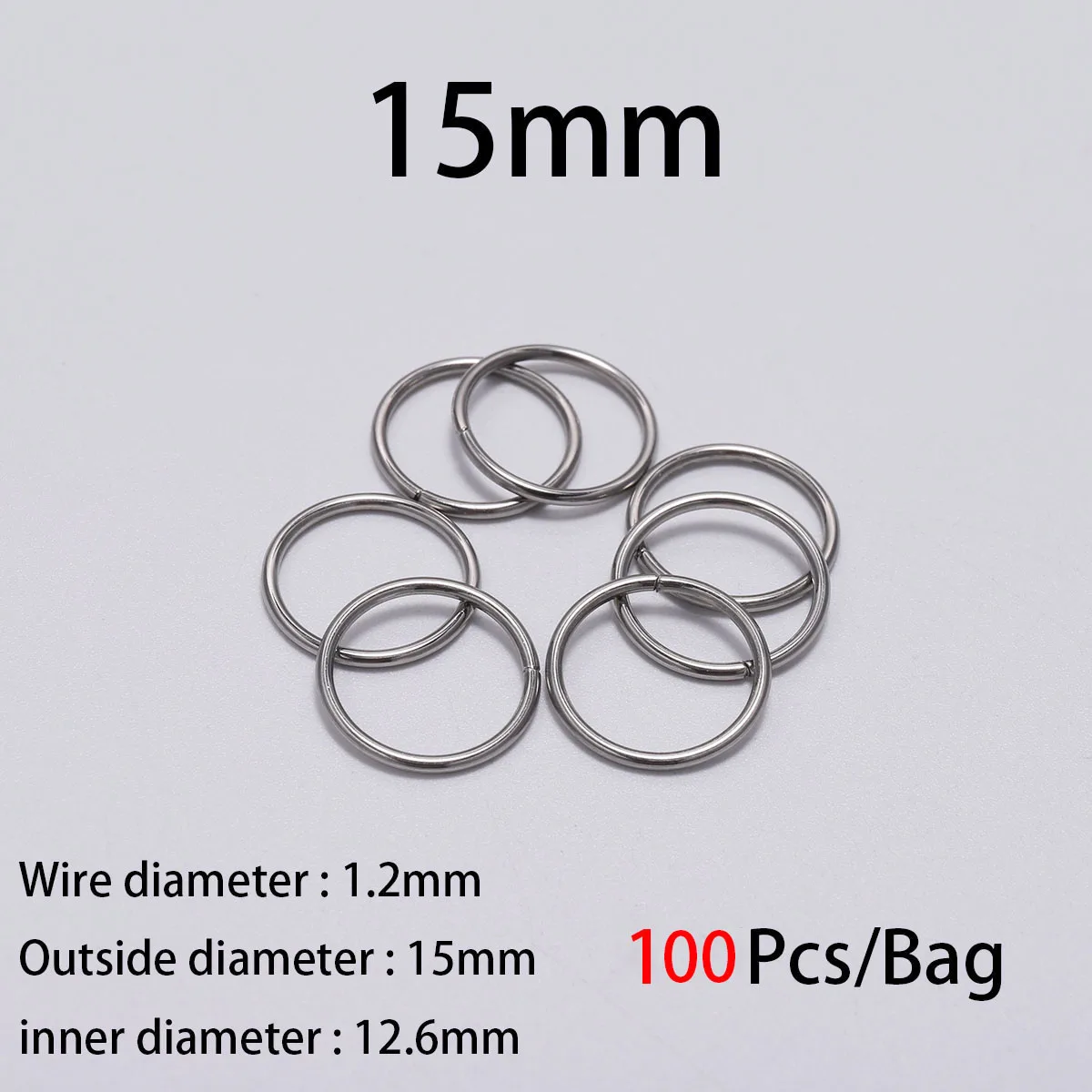1.2 x 15mm  100pcs