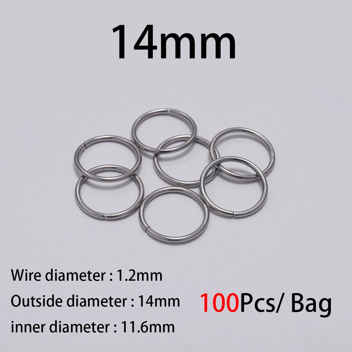 1.2 x 14mm  100pcs