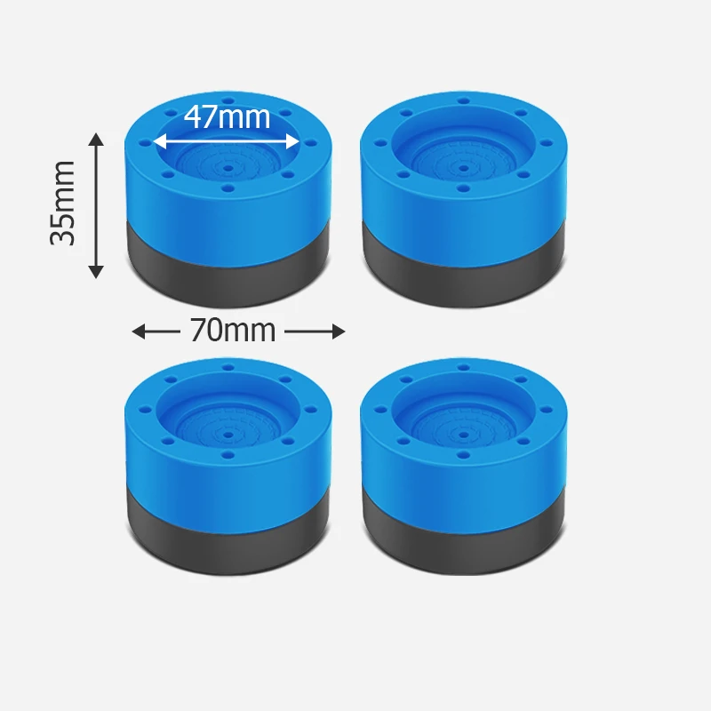 4pcs Blue 35mm