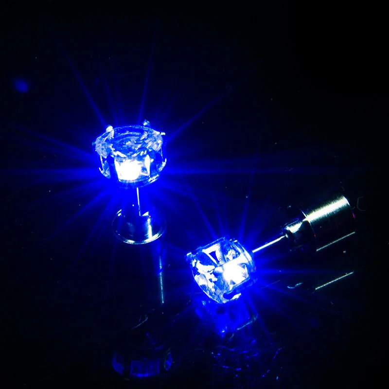 Blue light earring