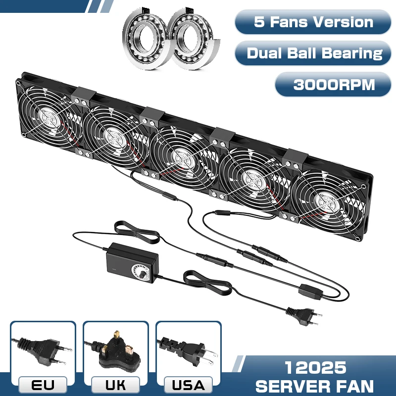 5 Fans Dual Ball