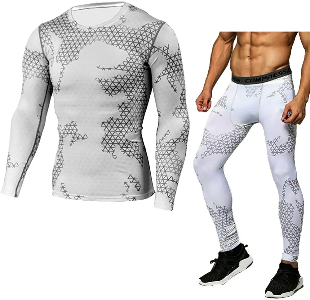 White Grid Camo