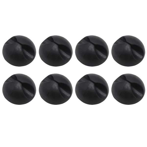 8pcs black