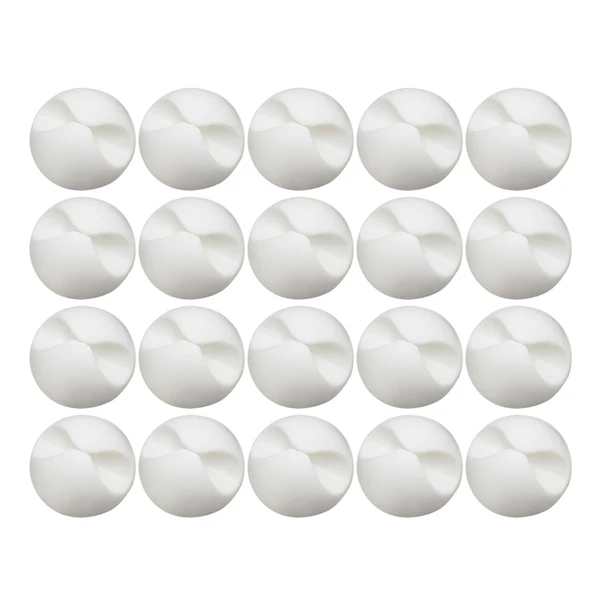 20pcs white