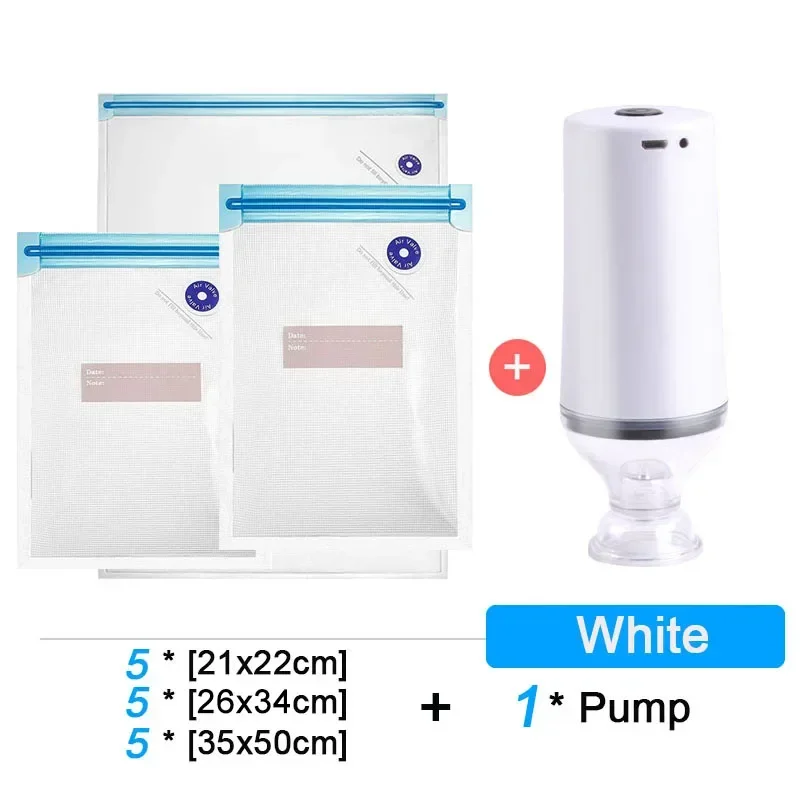 15pcs Bags-Pump set