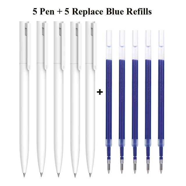 5pen 5blue refills