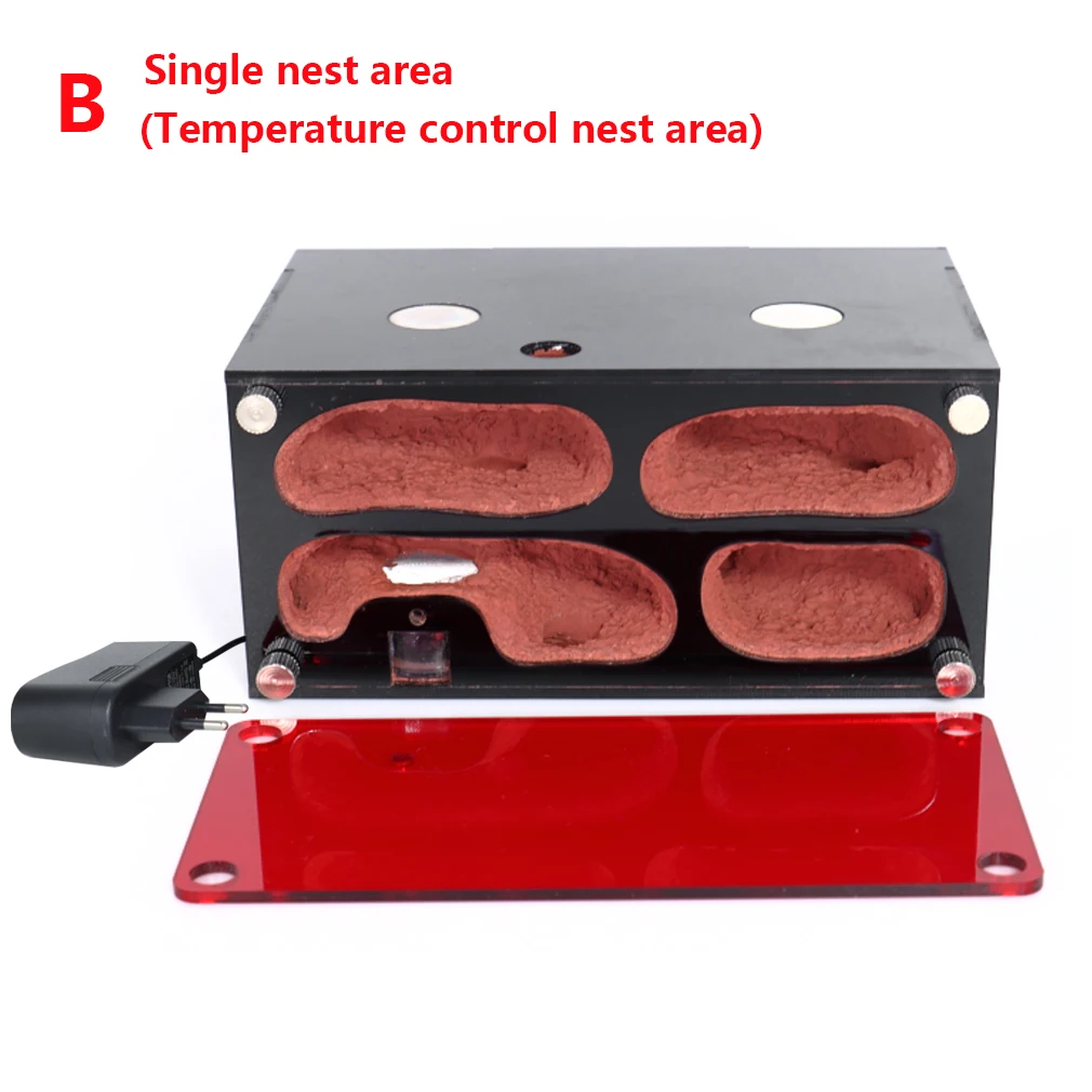 Heating nest area  B