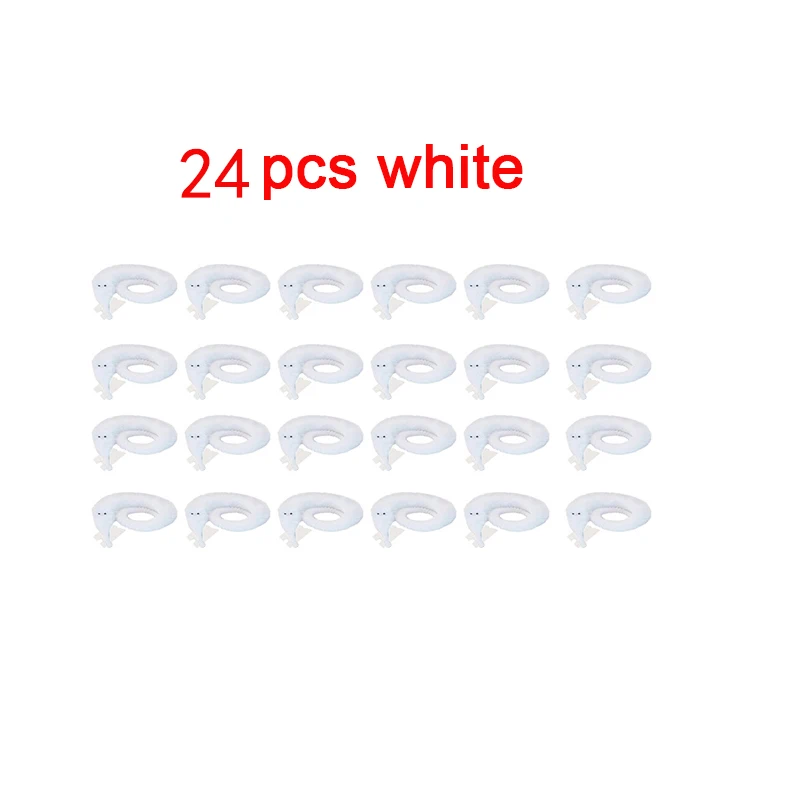 24pcs white