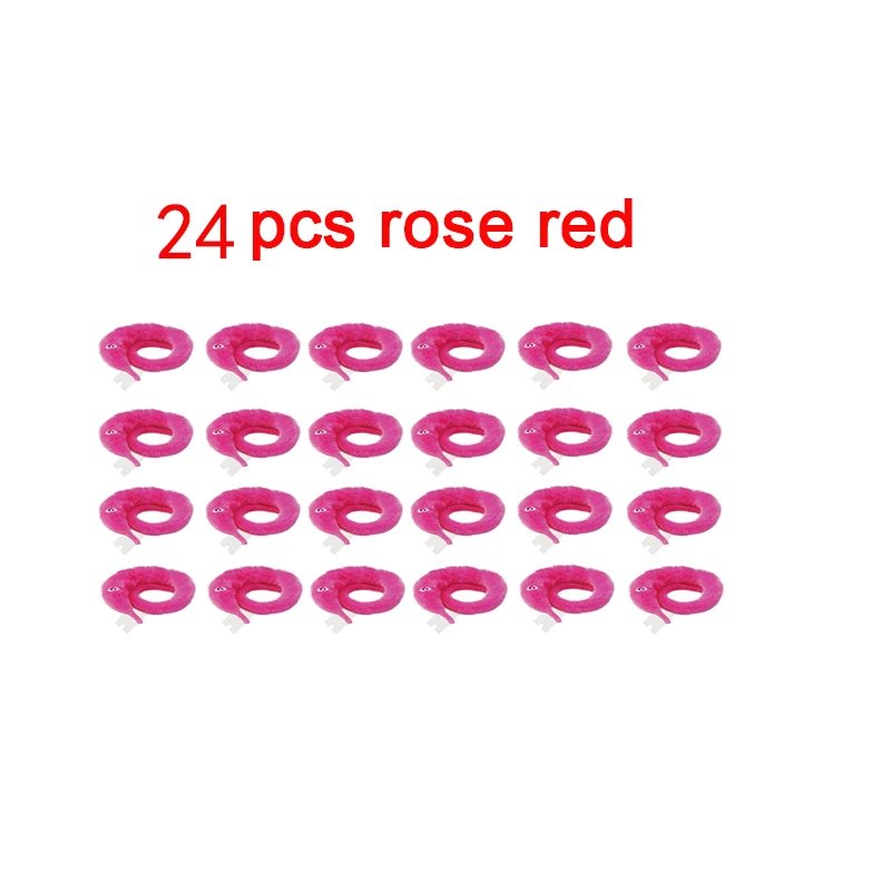 24pcs rose red