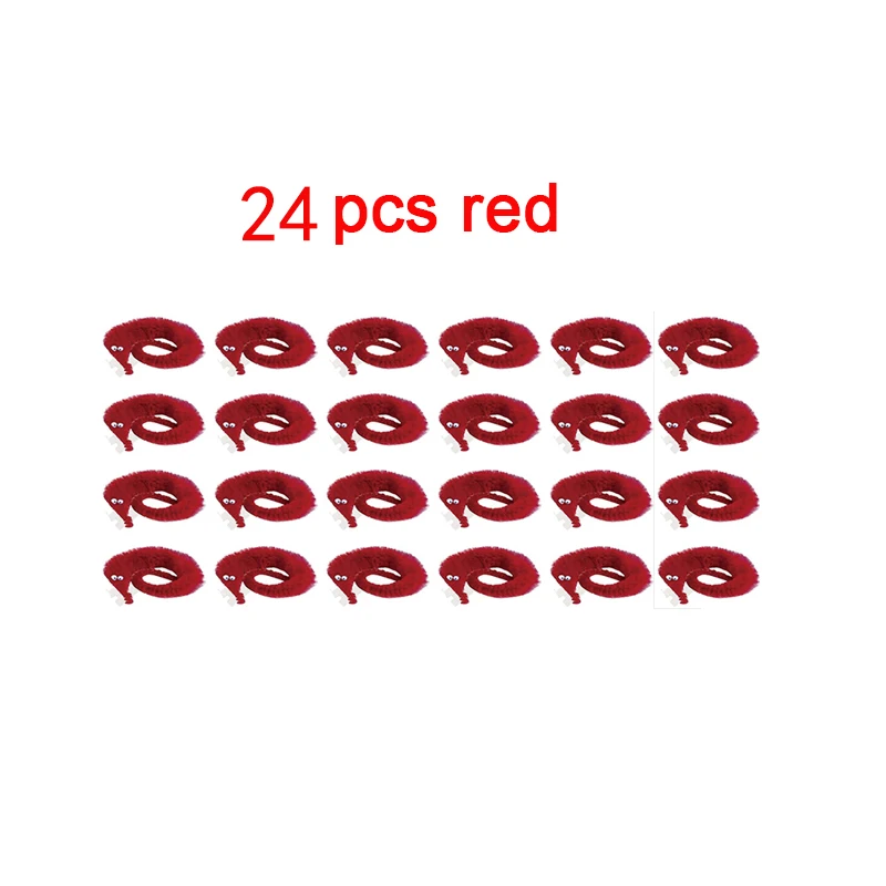 24pcs red