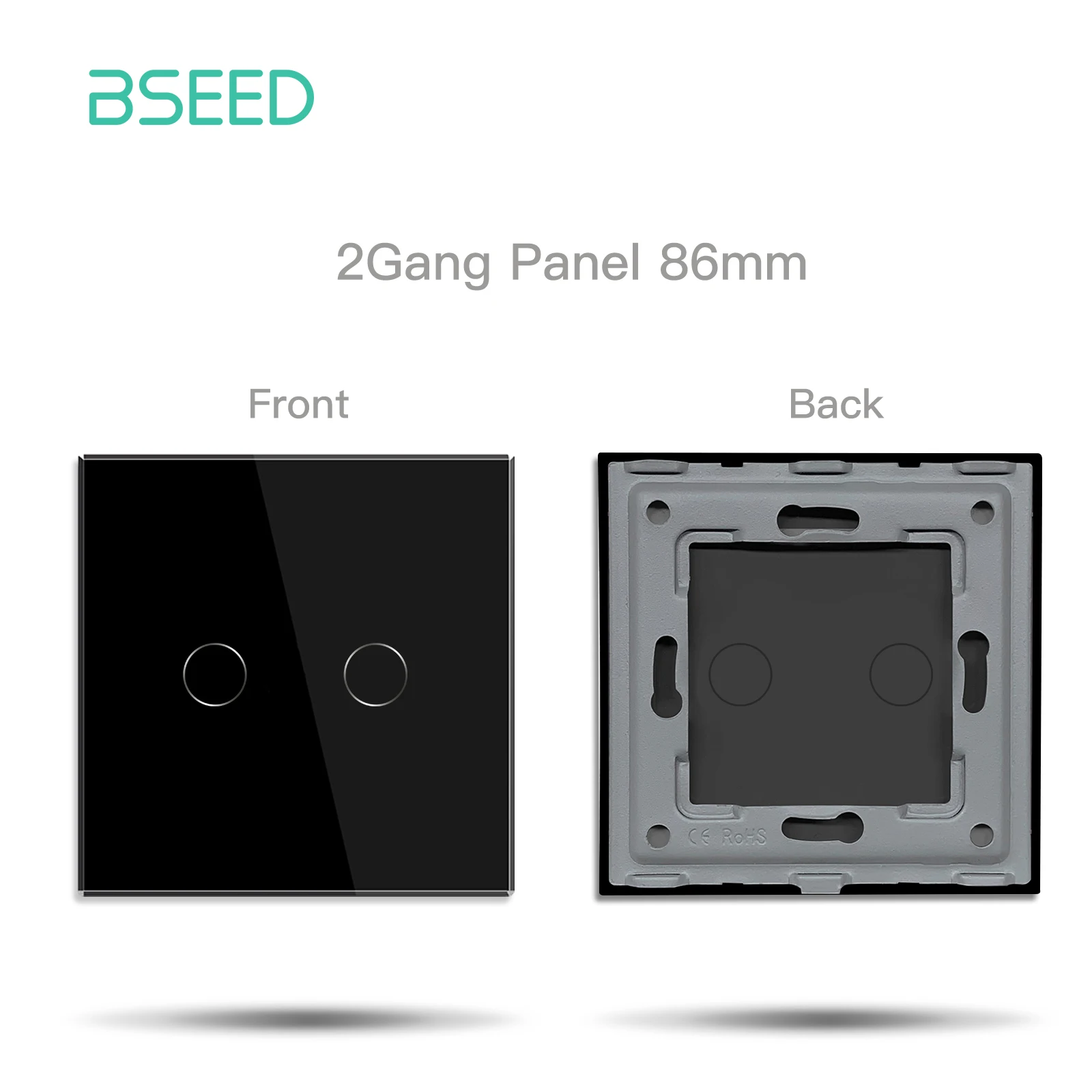 2Gang Panel 86mm