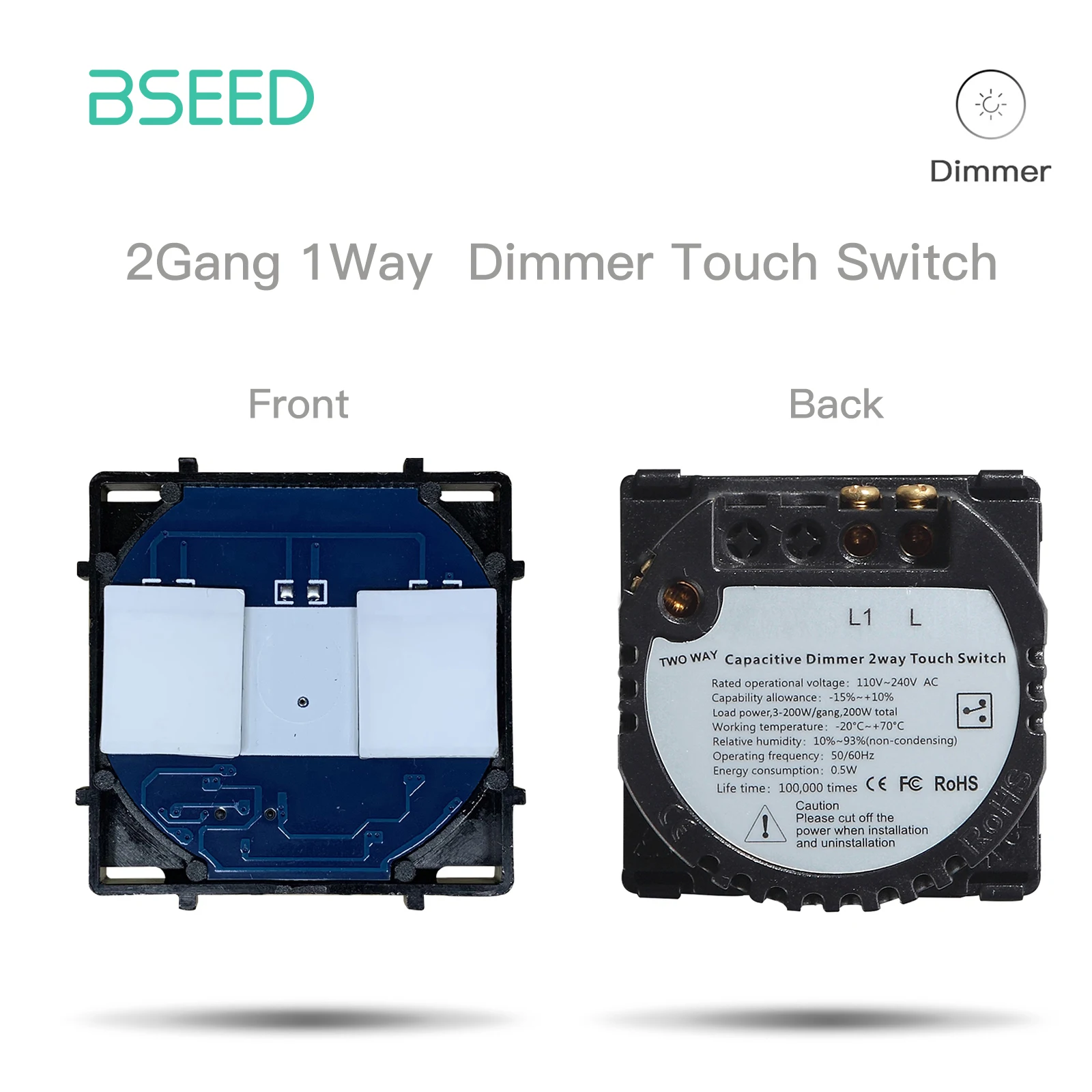 2G 1W Dimmer Part