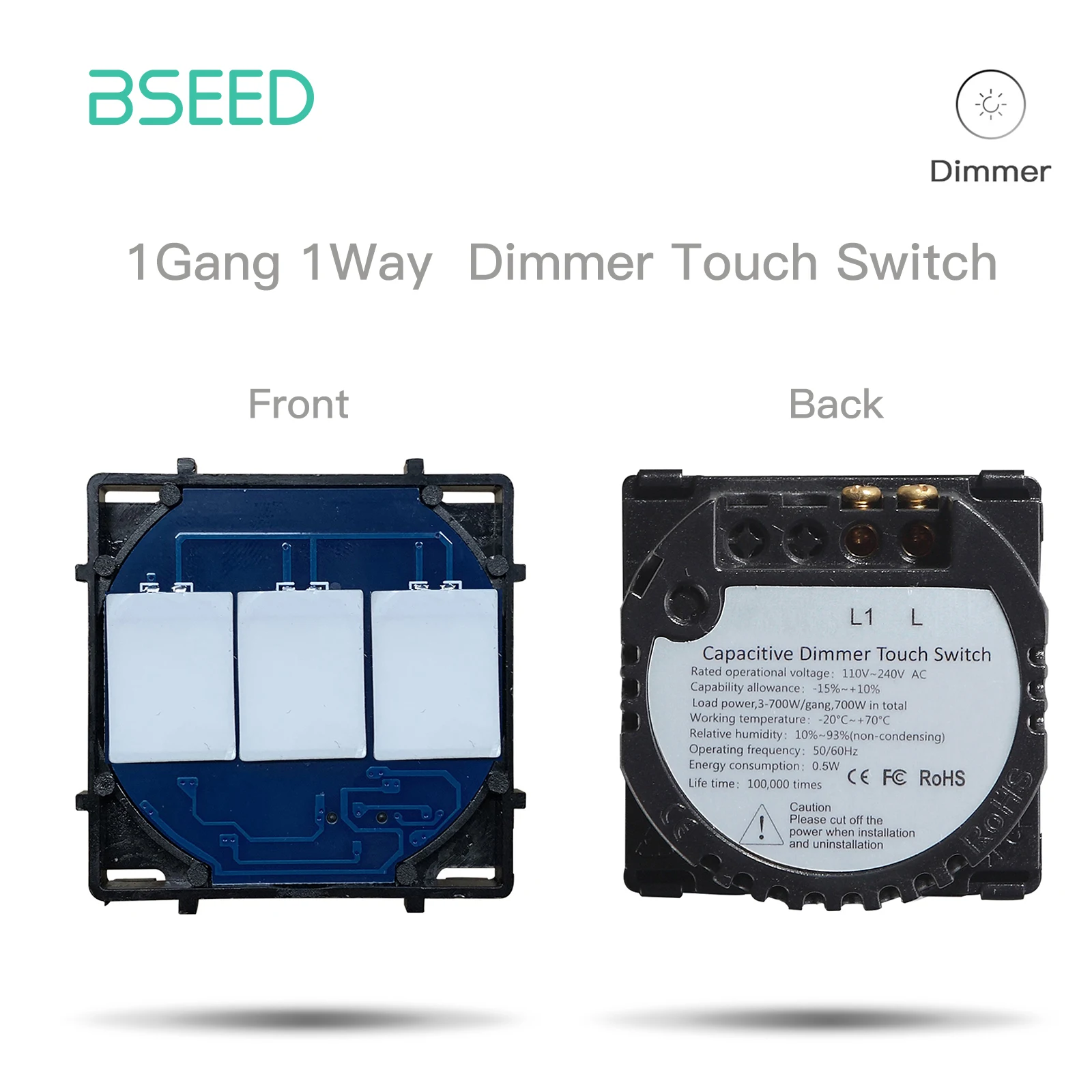 1G 1W Dimmer Part