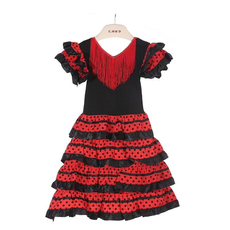 Red Black Frills