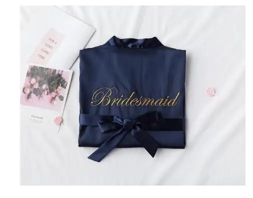 navy Bridesmaid