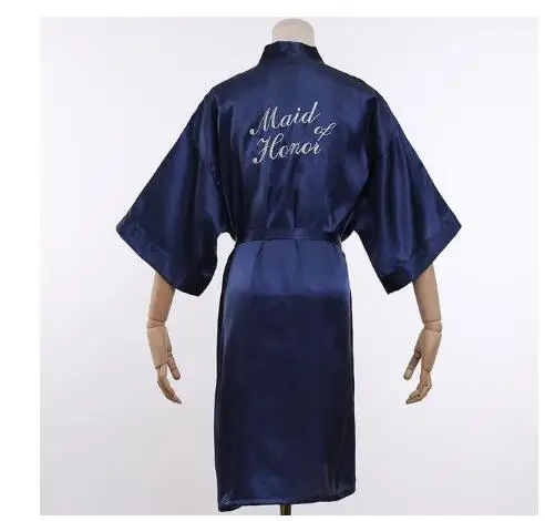 navy Maid of Honor