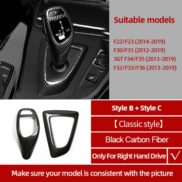 B and C RHD Black