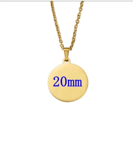 20mm gold color
