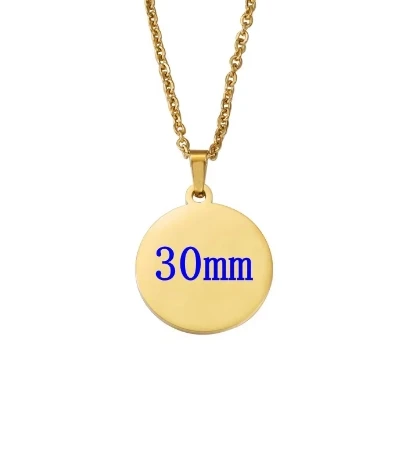 30mm gold color