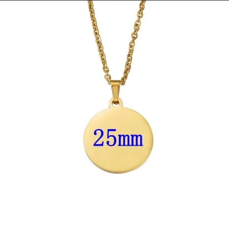 25mm gold color