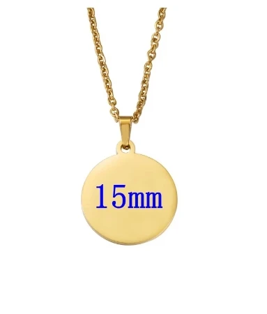 15mm gold color