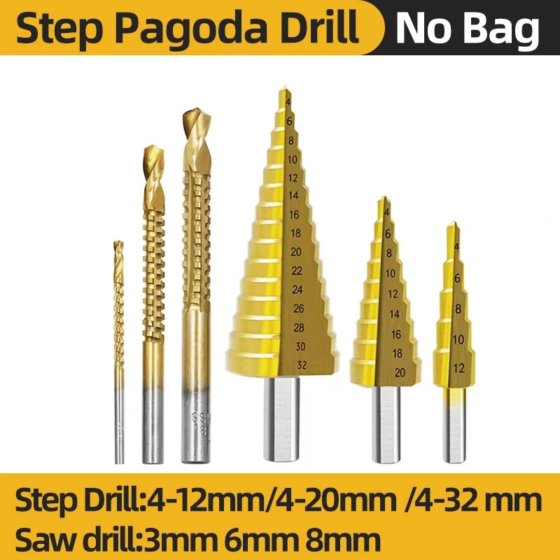 Step Saw Drill Set